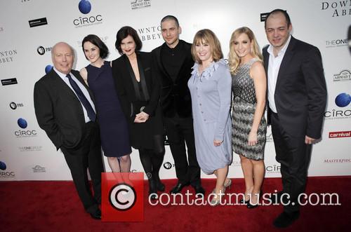 Julian Fellowes, Michelle Dockery, Elizabeth Mcgovern, Rob James-collier, Phyllis Logan, Joanne Froggatt and Gareth Neame