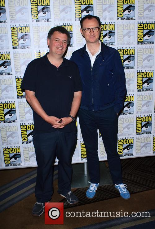 Steven Moffat and Mark Gatiss at ComicCon